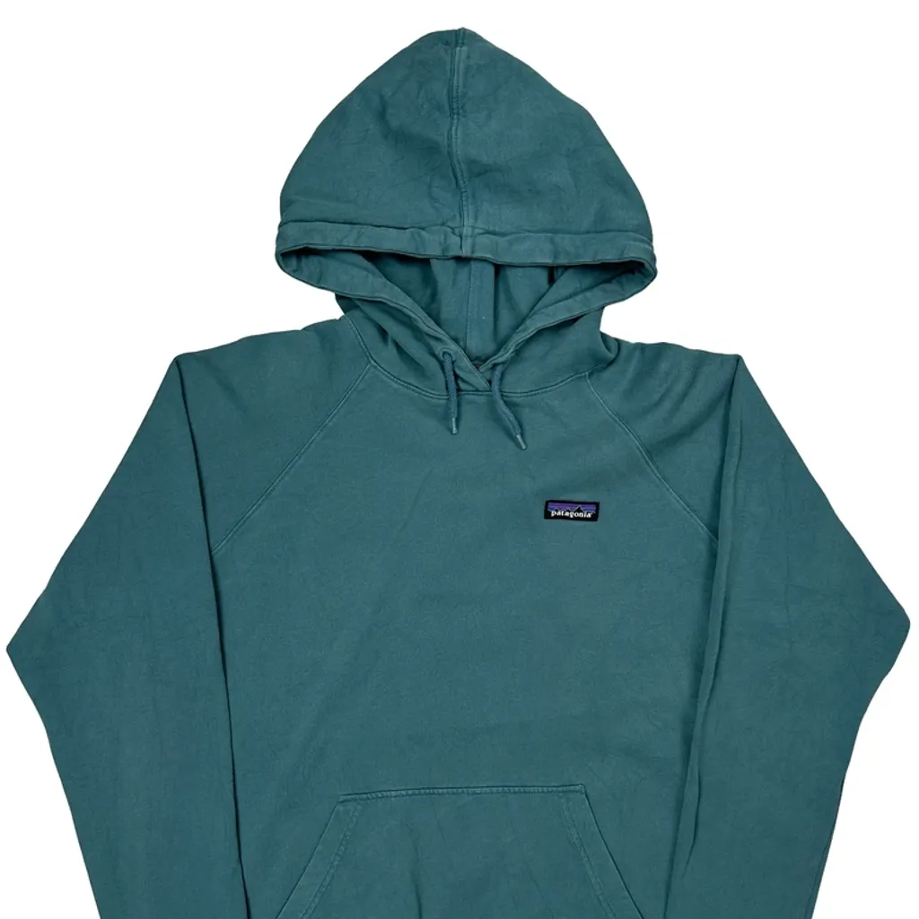 Patagonia Hoodie - XL Green Cotton - Image 5