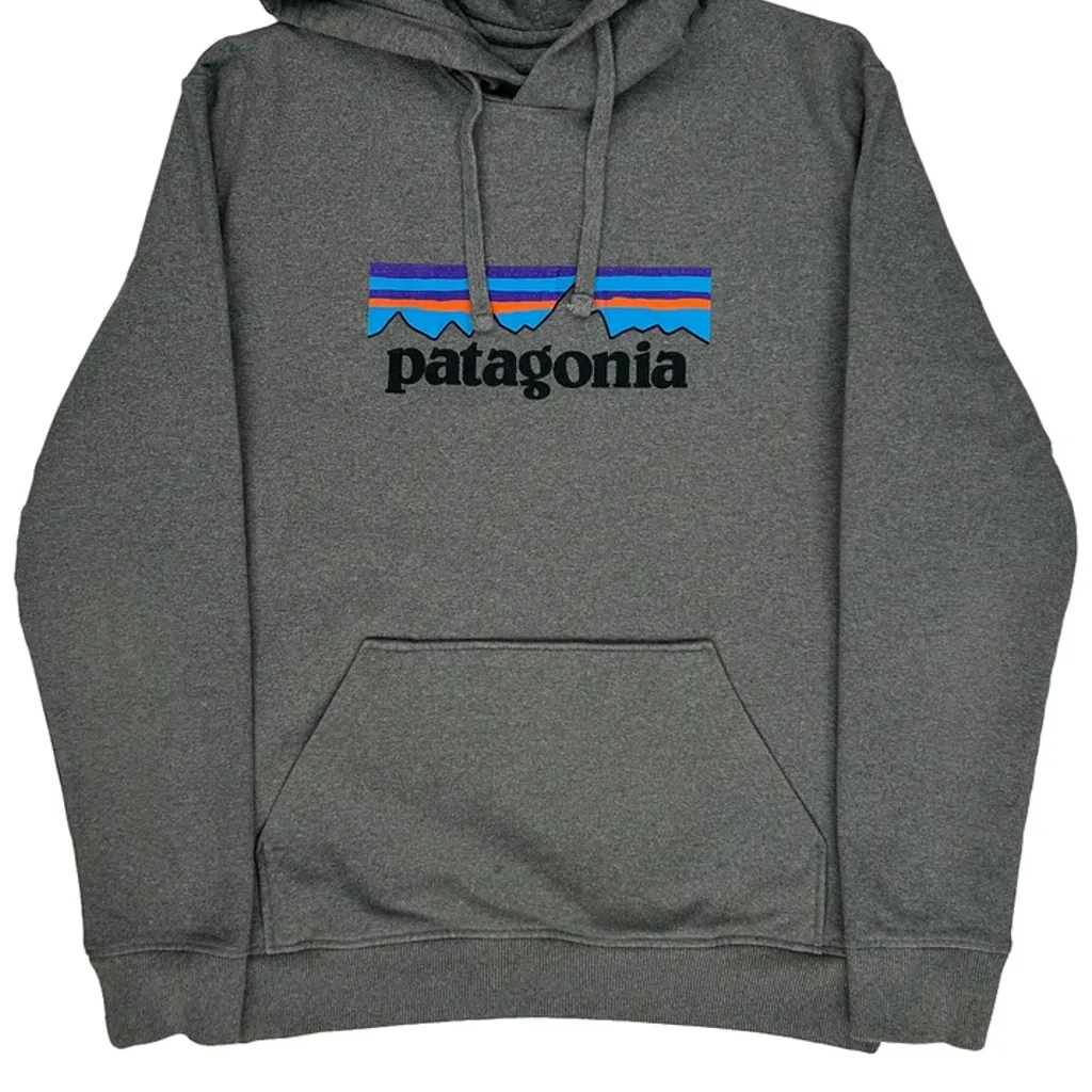 Patagonia Hoodie - Medium Grey Cotton Blend - Image 4