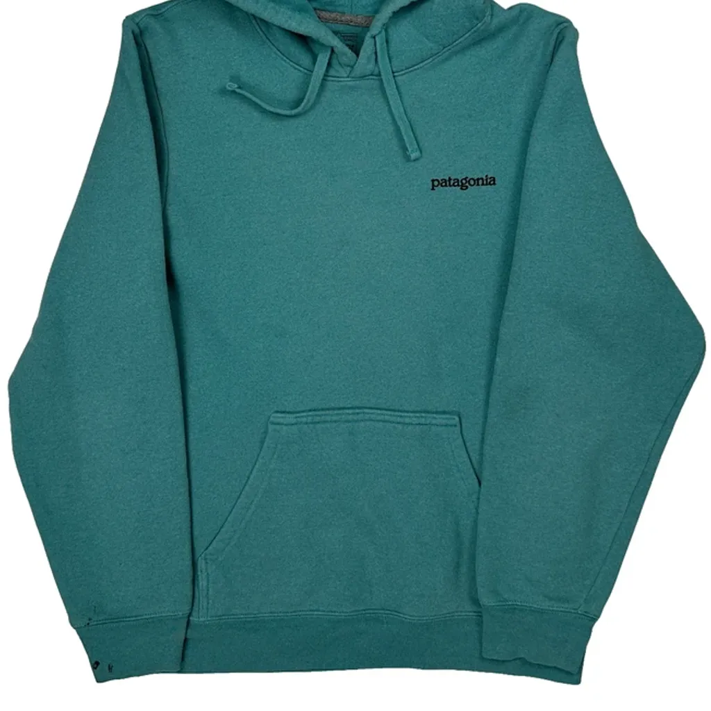 Patagonia Hoodie - XS Green Cotton - Image 4
