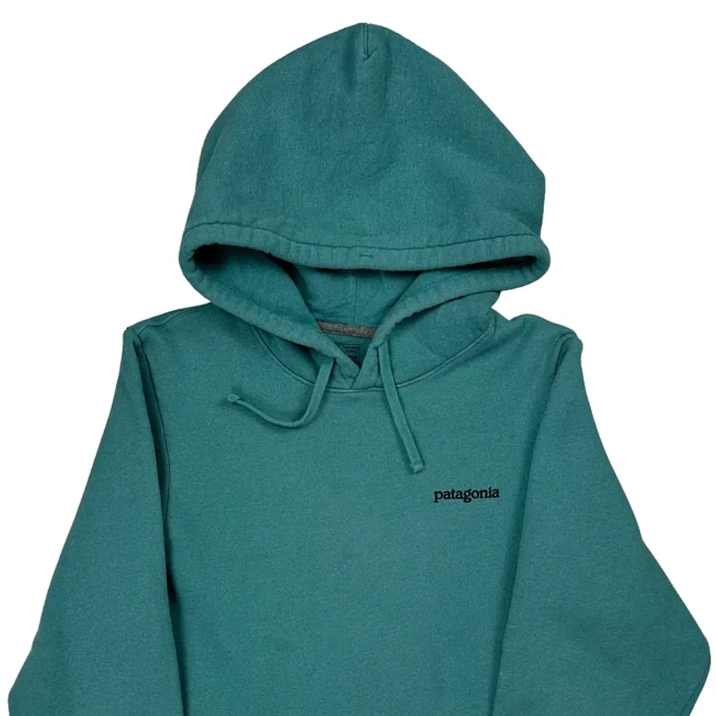 Patagonia Hoodie - XS Green Cotton - Image 5