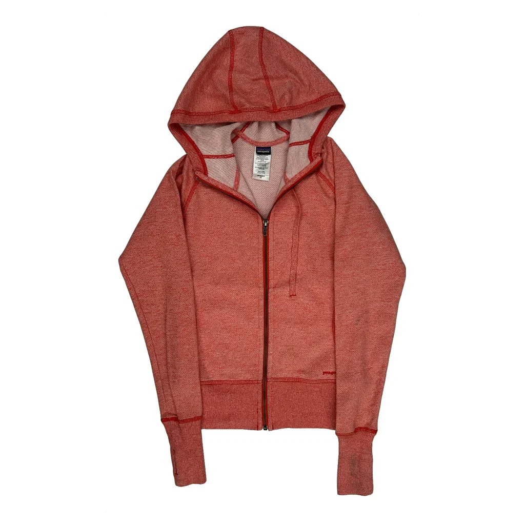Patagonia Hoodie - XS Red Polyester Blend