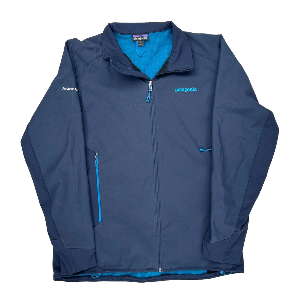 Patagonia Jacket - Large Blue Polyester