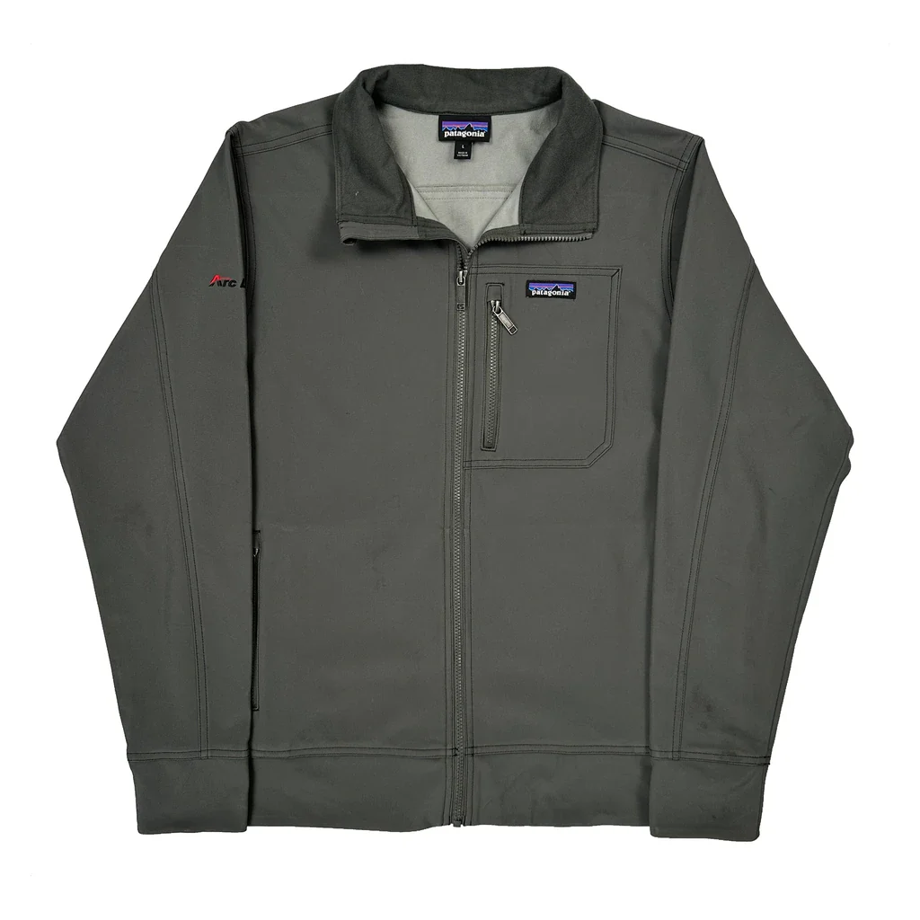 Patagonia Jacket - Large Gray Polyester