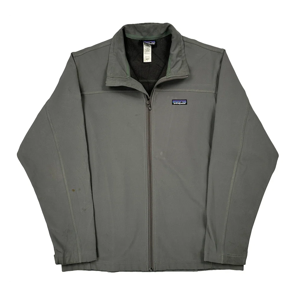 Patagonia Jacket - Large Grey Polyester