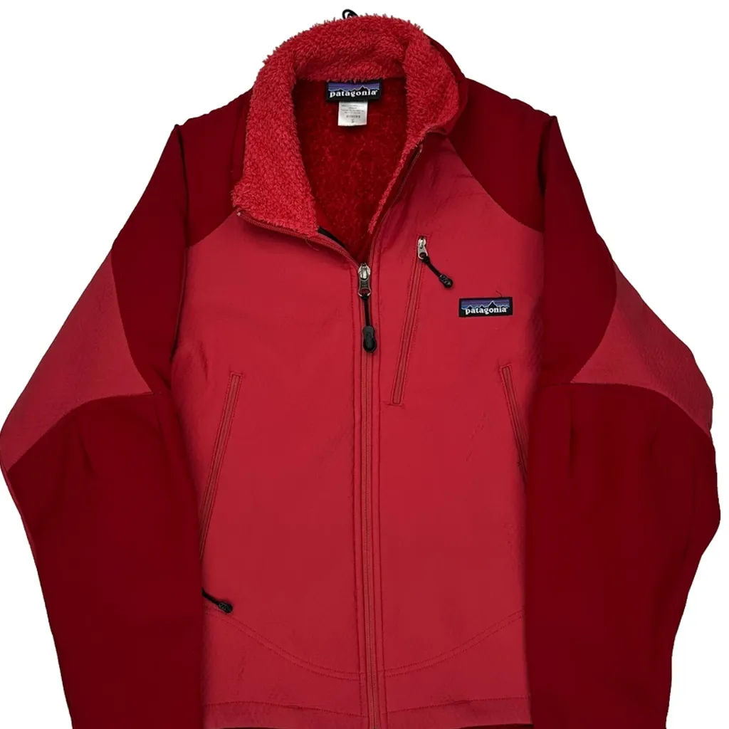 Patagonia Softshell Jacket - Small Red Polyester - Image 5