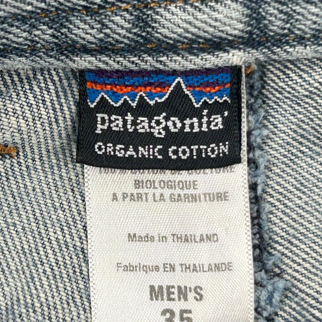 Patagonia Loose Fit Jeans - 34W 27L Blue Cotton - Image 6