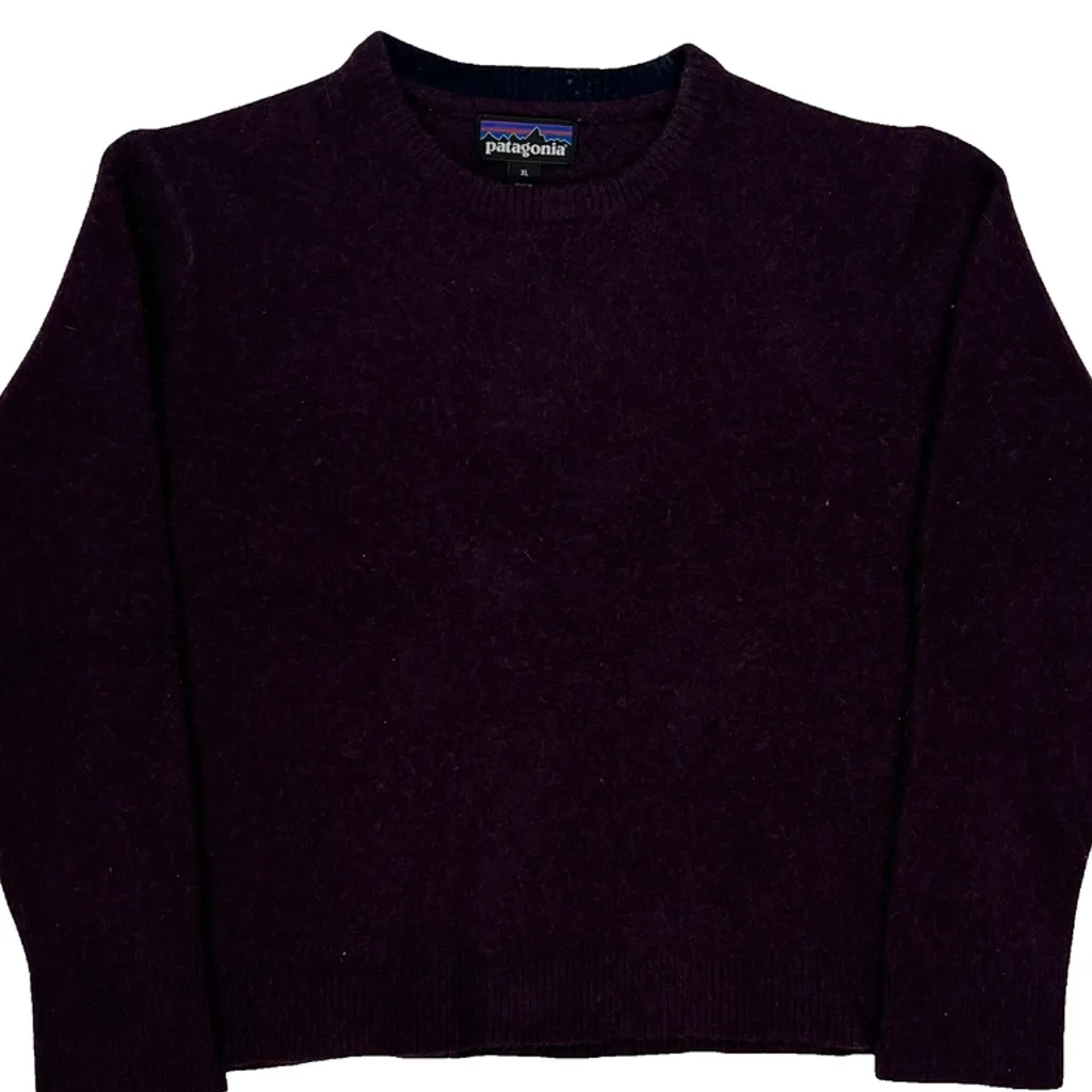 Patagonia Jumper - XL Purple Wool - Image 4