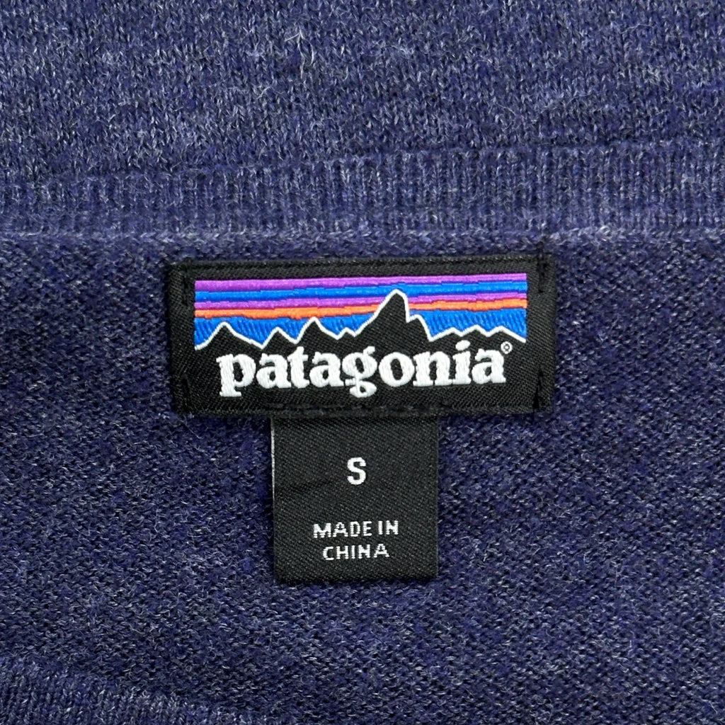 Patagonia Jumper - Small Blue Cotton - Image 3