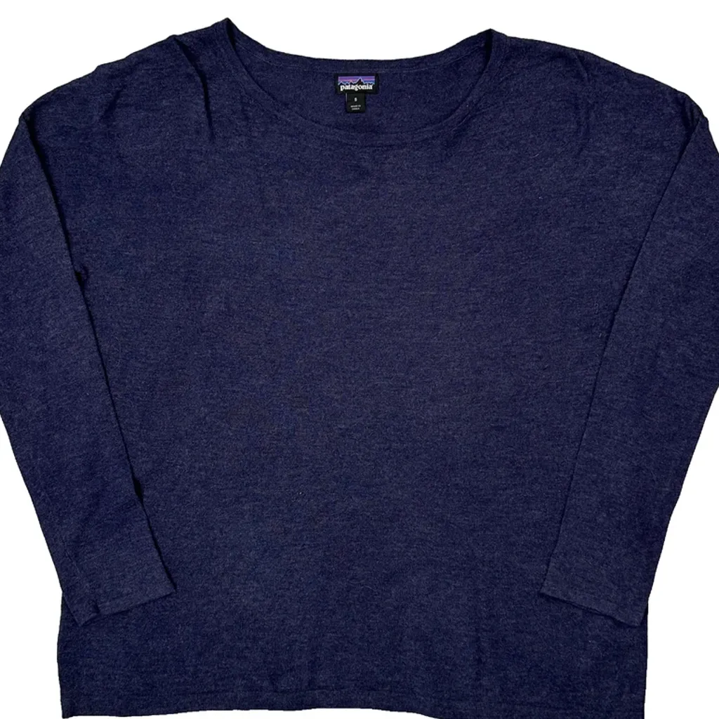Patagonia Jumper - Small Blue Cotton - Image 5