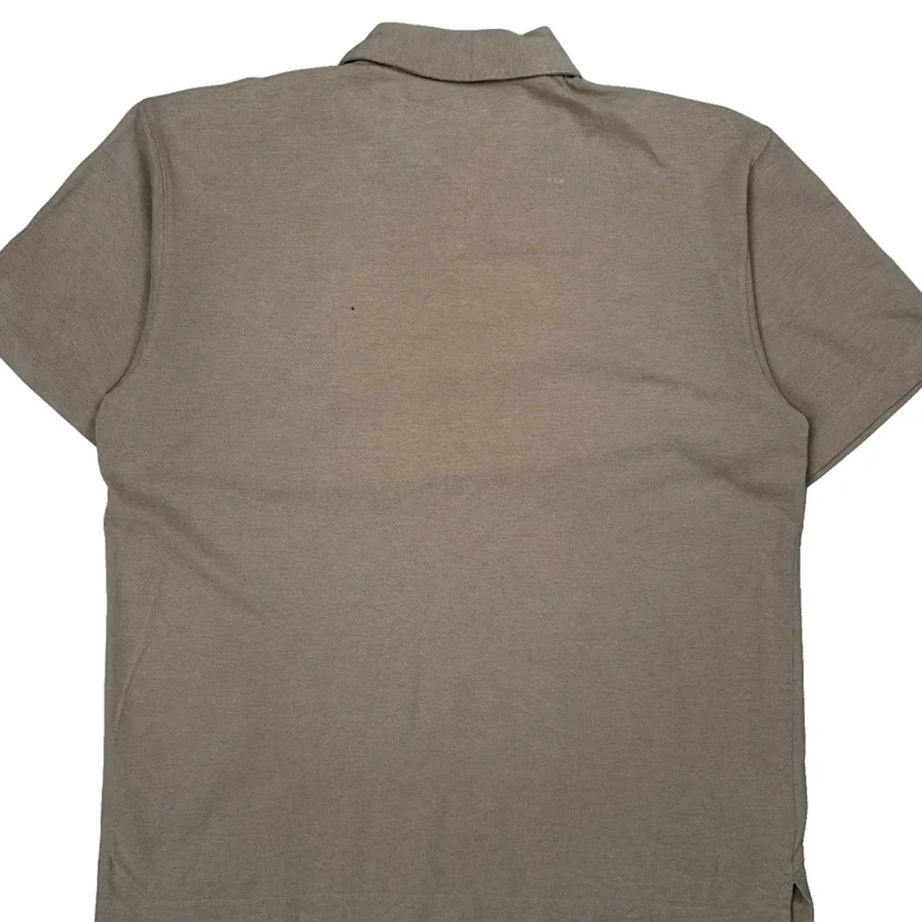 Patagonia Polo Shirt - Large Beige Cotton Blend - Image 6