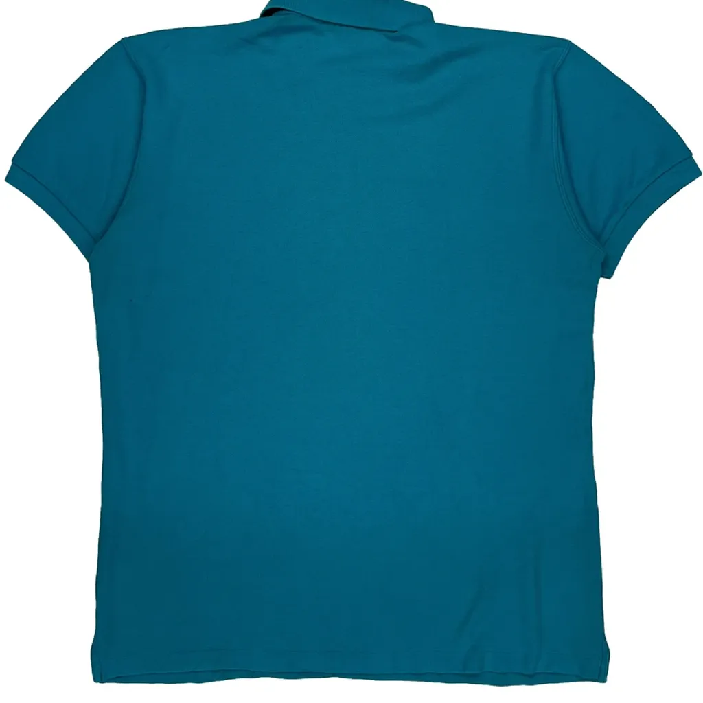 Patagonia Polo Shirt - Medium Blue Cotton - Image 7