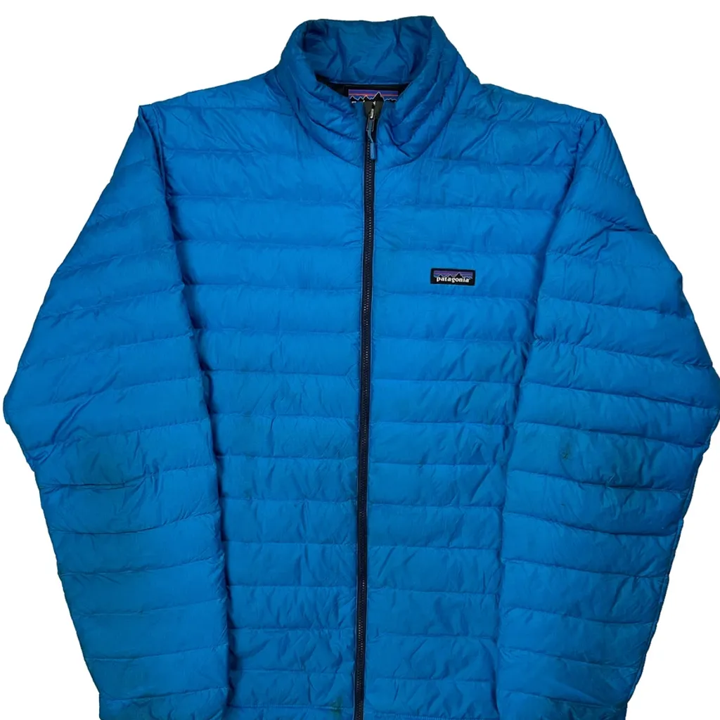Patagonia Puffer - XL Blue Polyester - Image 4