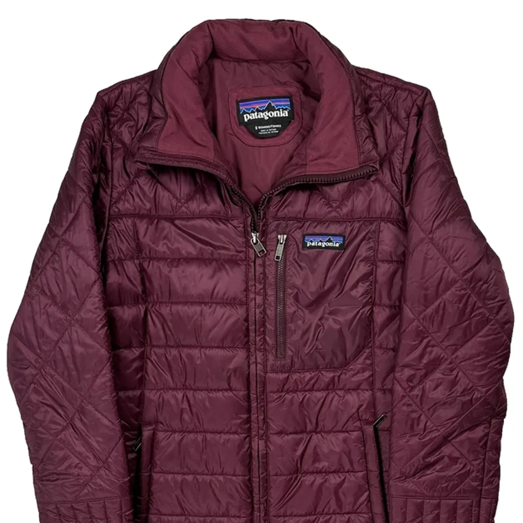 Patagonia Puffer - Small Burgundy Polyester - Image 4