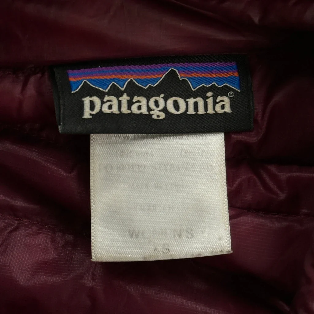 Patagonia Puffer - XS Burgundy Polyester - Image 3