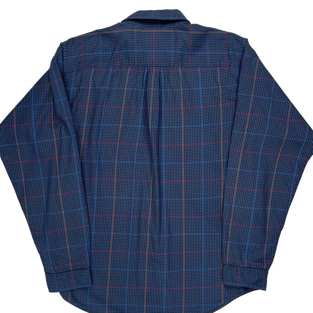 Patagonia Checked Shirt - Medium Blue Cotton - Image 6