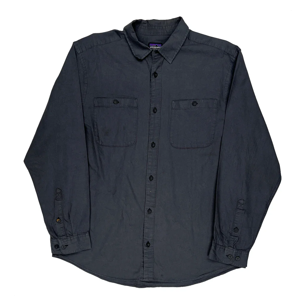 Patagonia Shirt - Large Grey Cotton