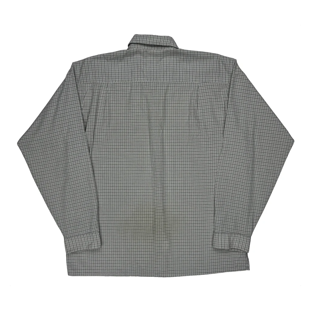 Patagonia Checked Shirt - Medium Grey Cotton - Image 2