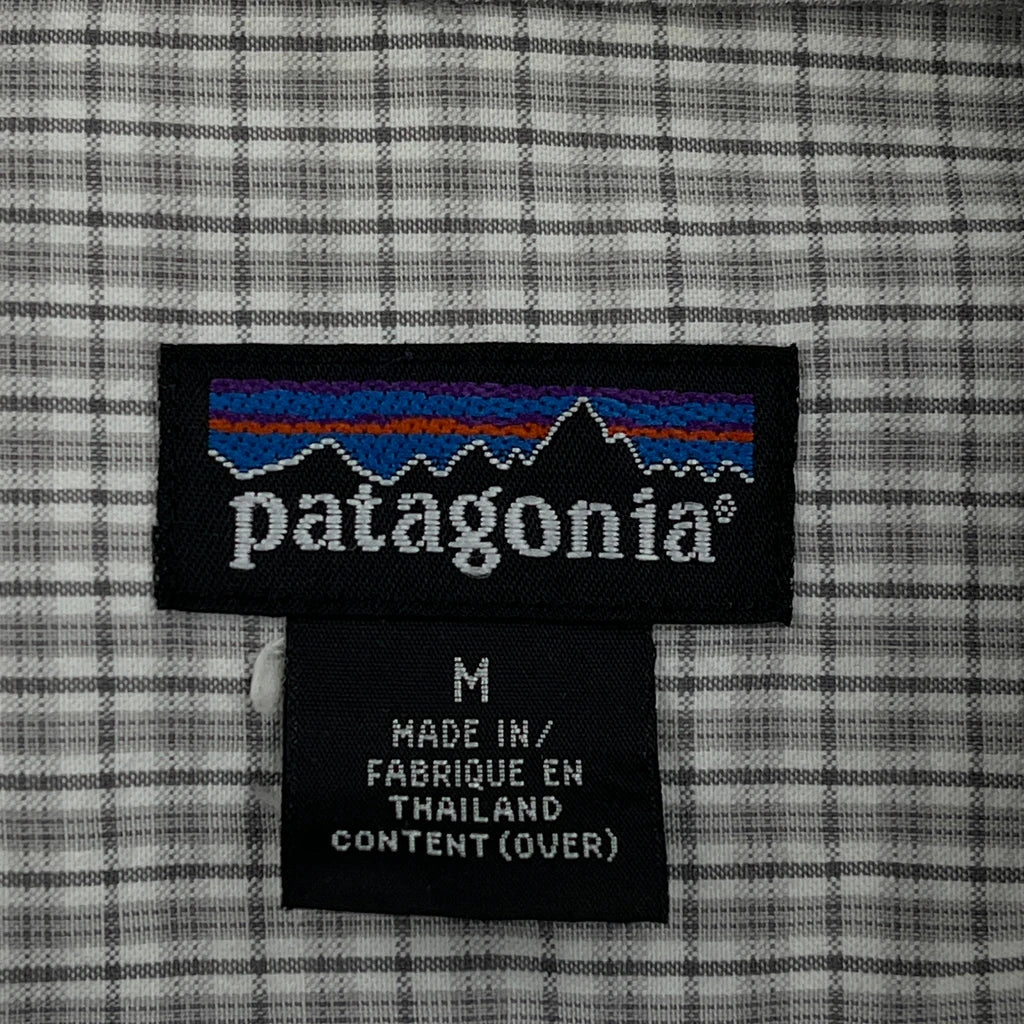 Patagonia Checked Shirt - Medium Grey Cotton - Image 3
