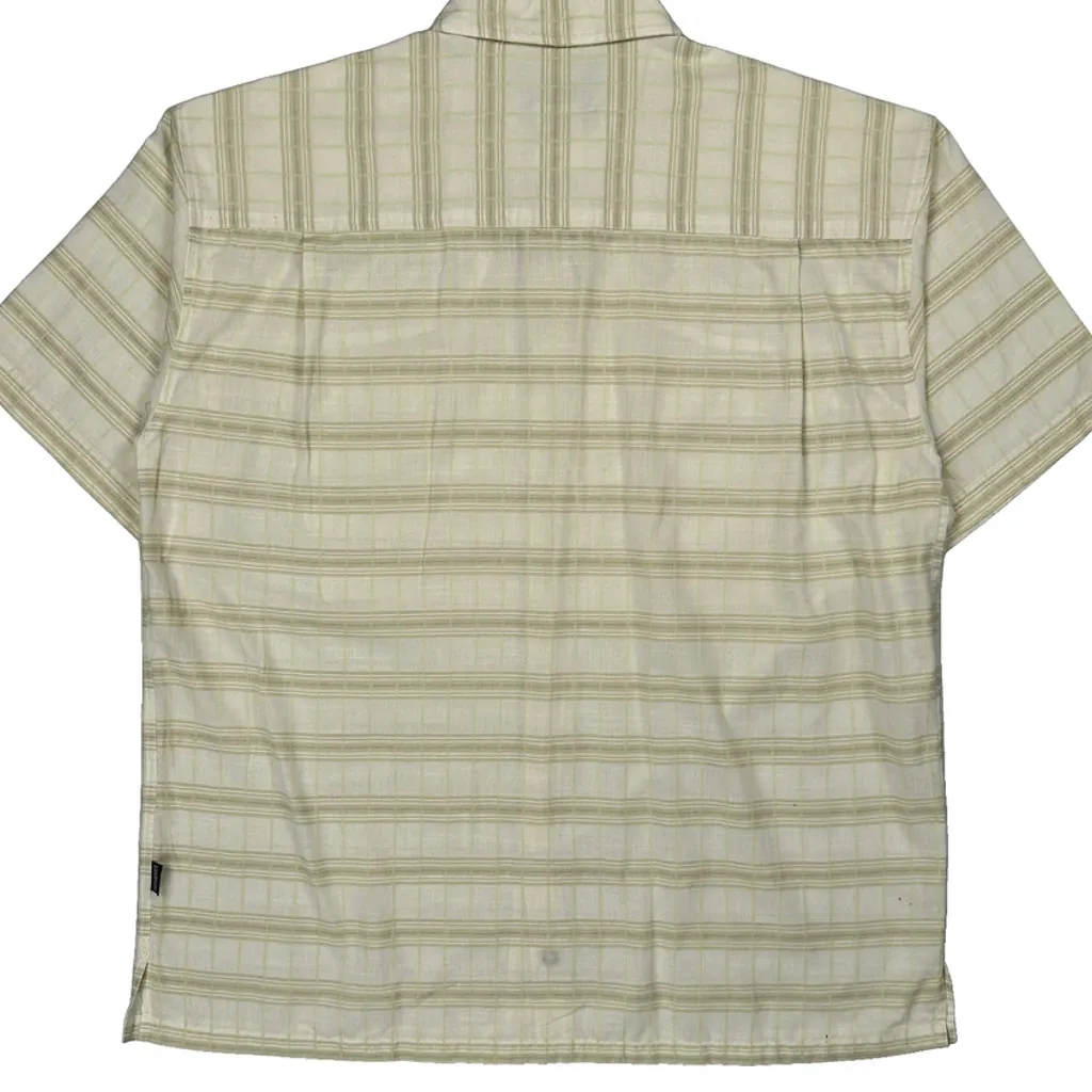 Patagonia Checked Short Sleeve Shirt - Large Beige Polyester Blend - Image 7