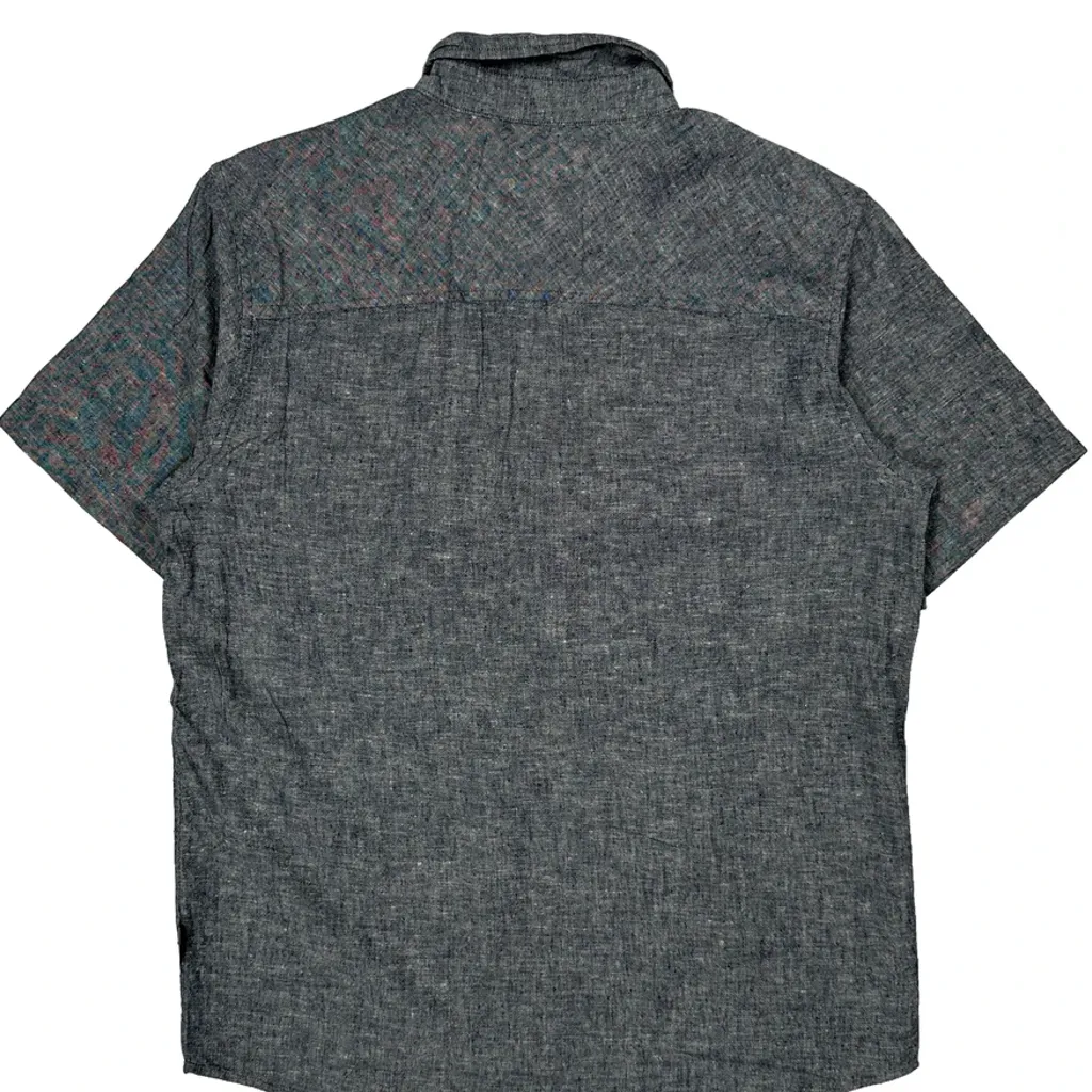 Patagonia Short Sleeve Shirt - Medium Gray Cotton - Image 6