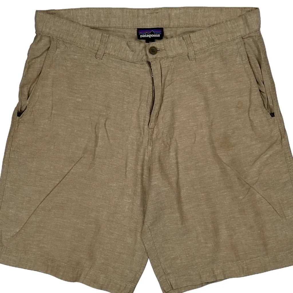 Patagonia Shorts - 34W 8L Beige Linen - Image 10