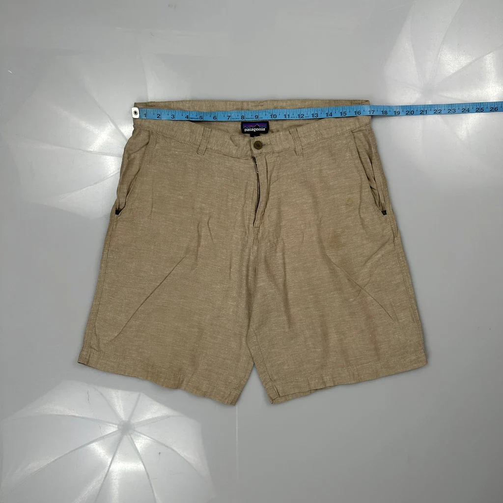 Patagonia Shorts - 34W 8L Beige Linen - Image 3