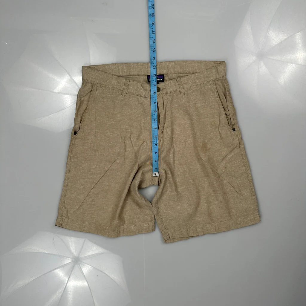 Patagonia Shorts - 34W 8L Beige Linen - Image 4