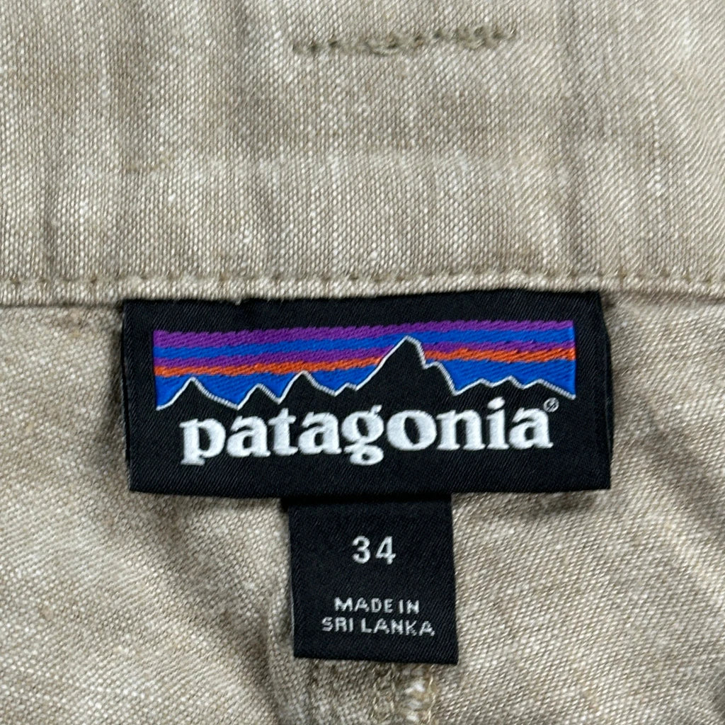 Patagonia Shorts - 34W 8L Beige Linen - Image 6