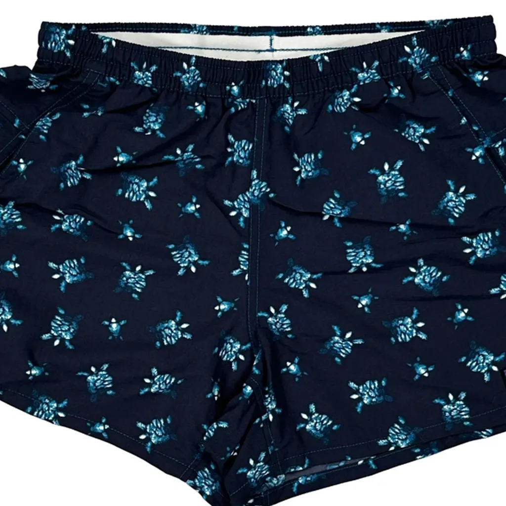 Patagonia Floral Shorts - Smallw 4L Navy Polyester - Image 4