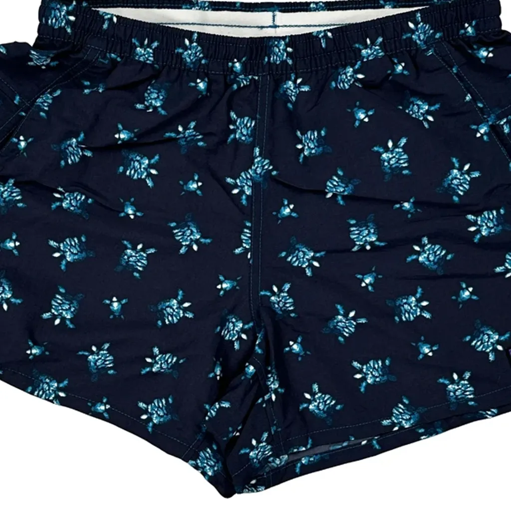 Patagonia Floral Shorts - Smallw 4L Navy Polyester - Image 5