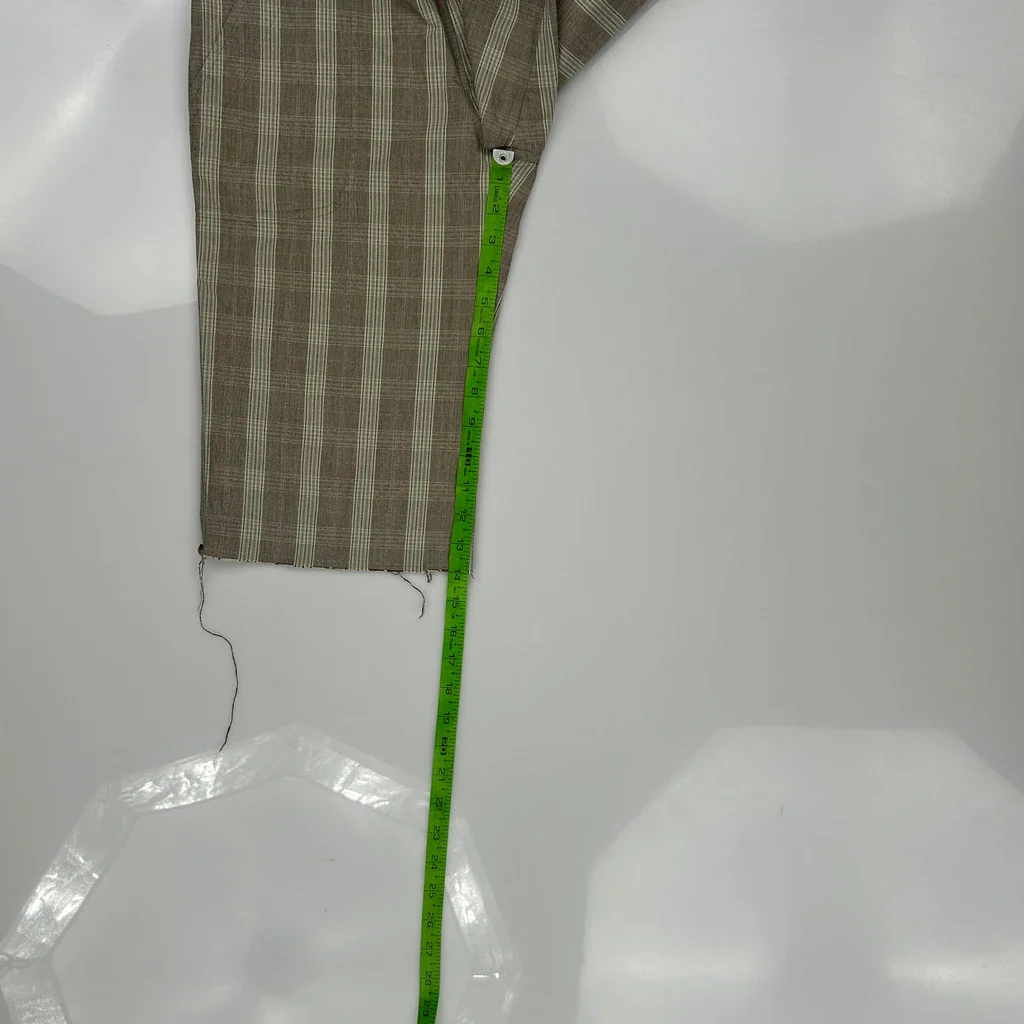 Patagonia Checked Shorts - 28W UK 8 Brown Cotton - Image 5