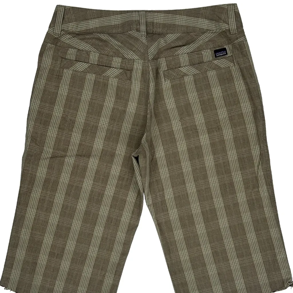 Patagonia Checked Shorts - 28W UK 8 Brown Cotton - Image 8