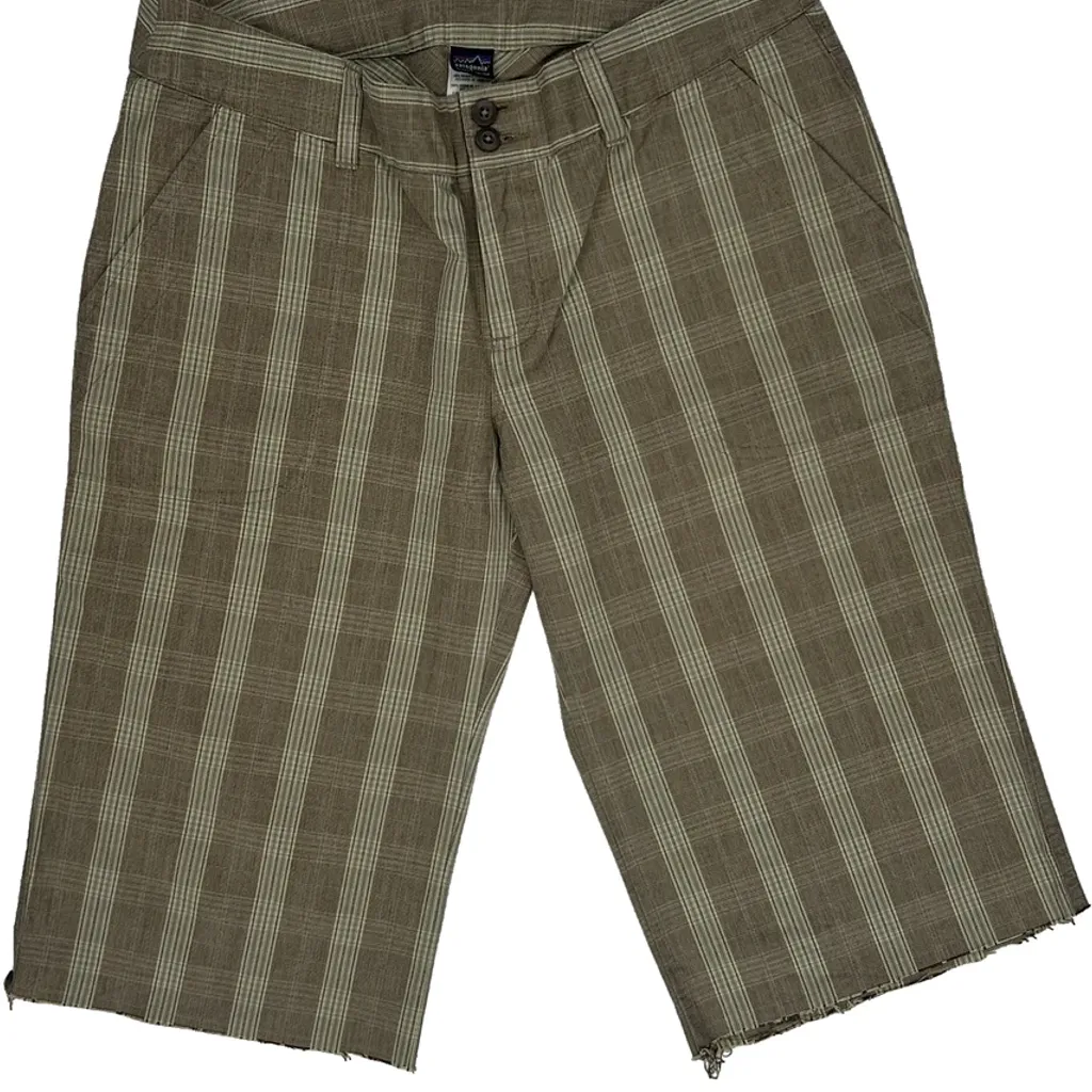 Patagonia Checked Shorts - 28W UK 8 Brown Cotton - Image 9