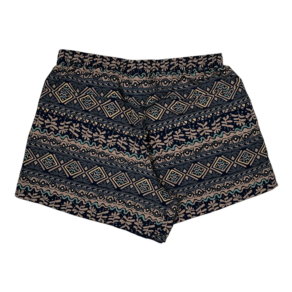 Patagonia Aztec Tennis Style Shorts - Small Multicoloured Polyester - Image 2