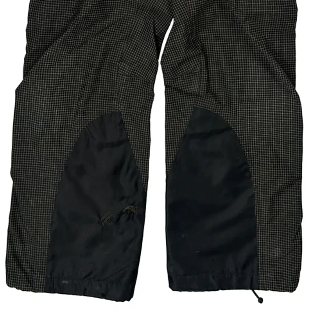 Patagonia Checked Ski Trousers - 30″ Waist Black Polyester - Image 4