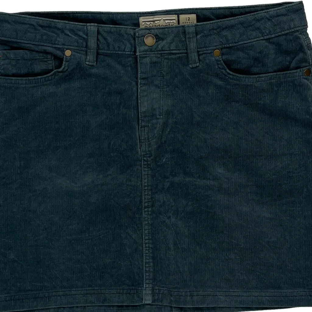 Patagonia Mini Skirt - Medium Green Corduroy - Image 6