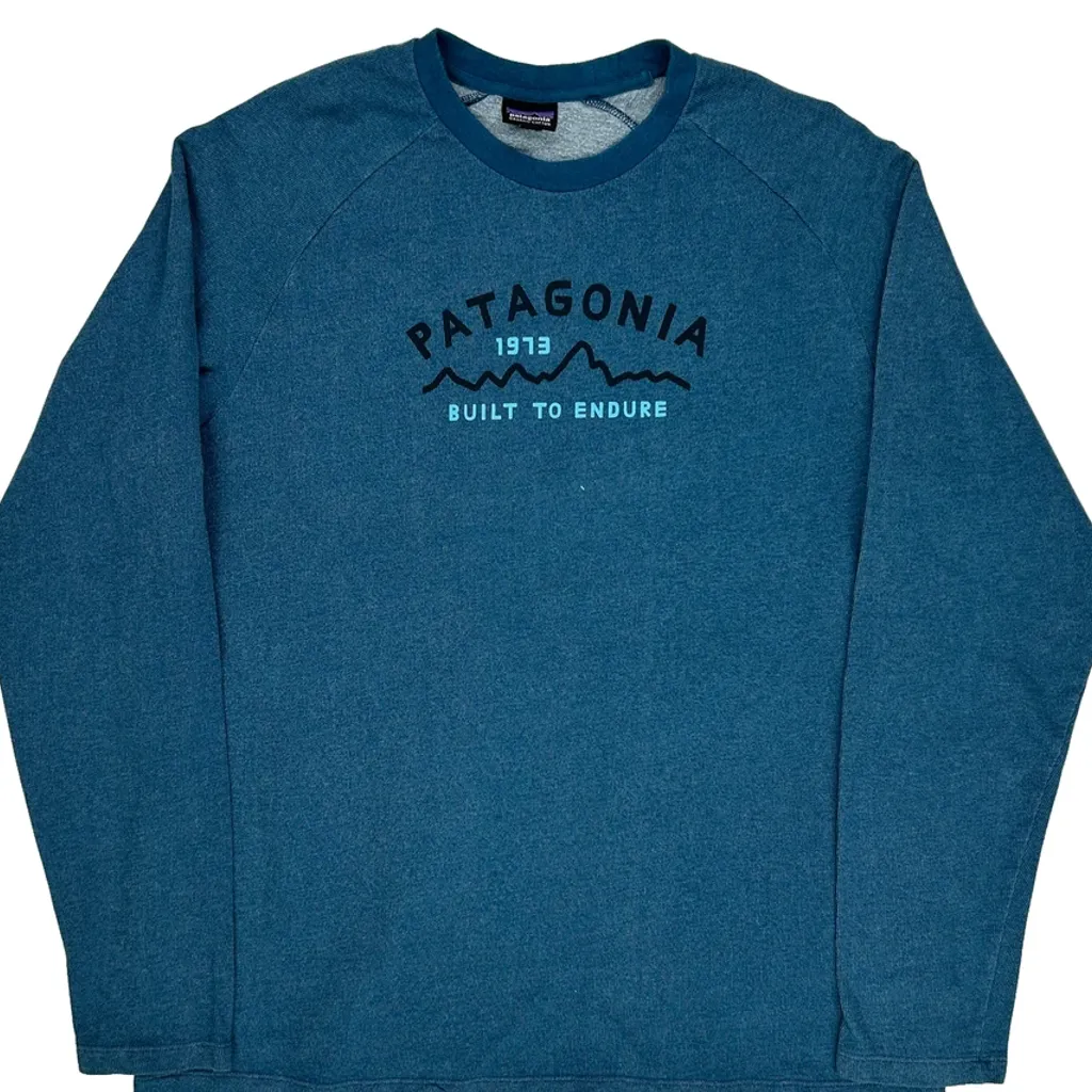 Patagonia Sweatshirt - XL Blue Cotton - Image 4