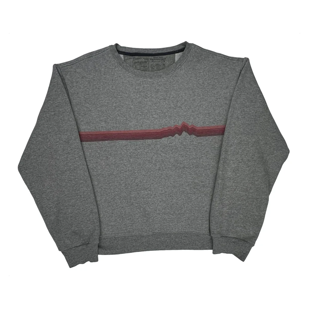 Patagonia Sweatshirt - Large Gray Cotton