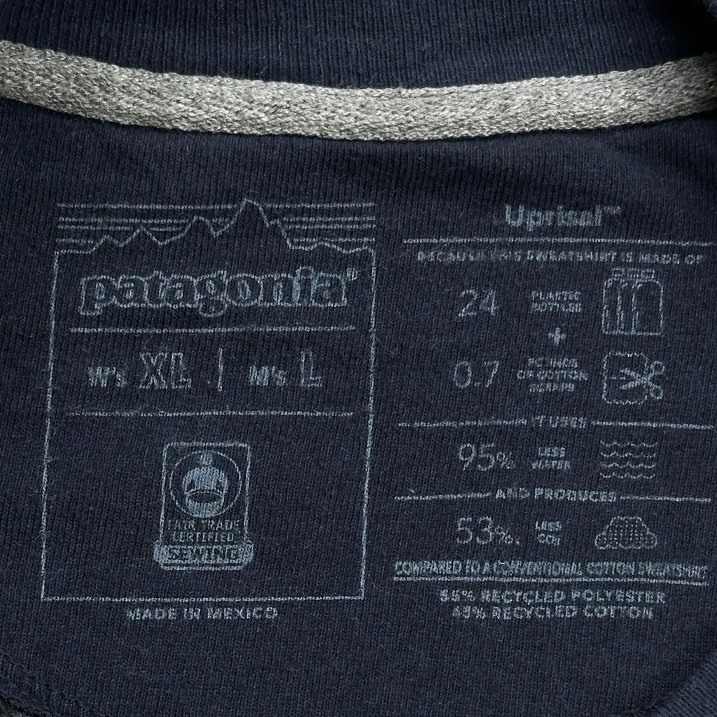 Patagonia Sweatshirt - XL Navy Polyester Blend - Image 3