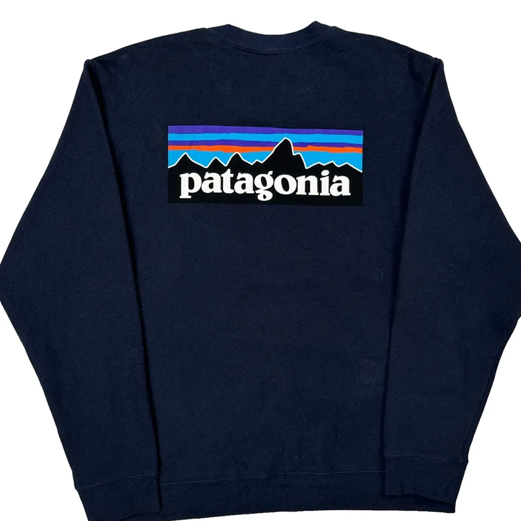 Patagonia Sweatshirt - XL Navy Polyester Blend - Image 7
