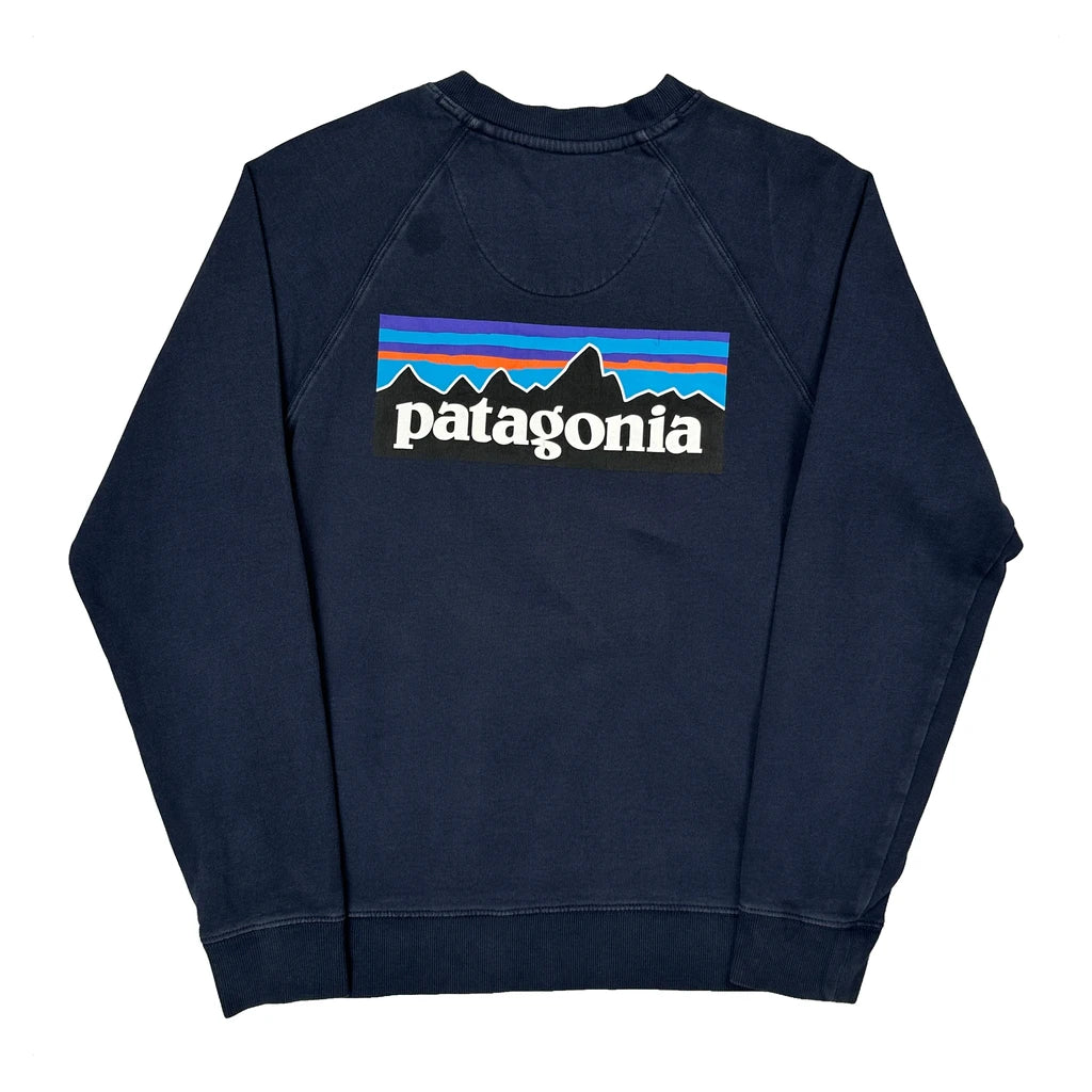 Patagonia Sweatshirt - XS Navy Cotton - Image 2