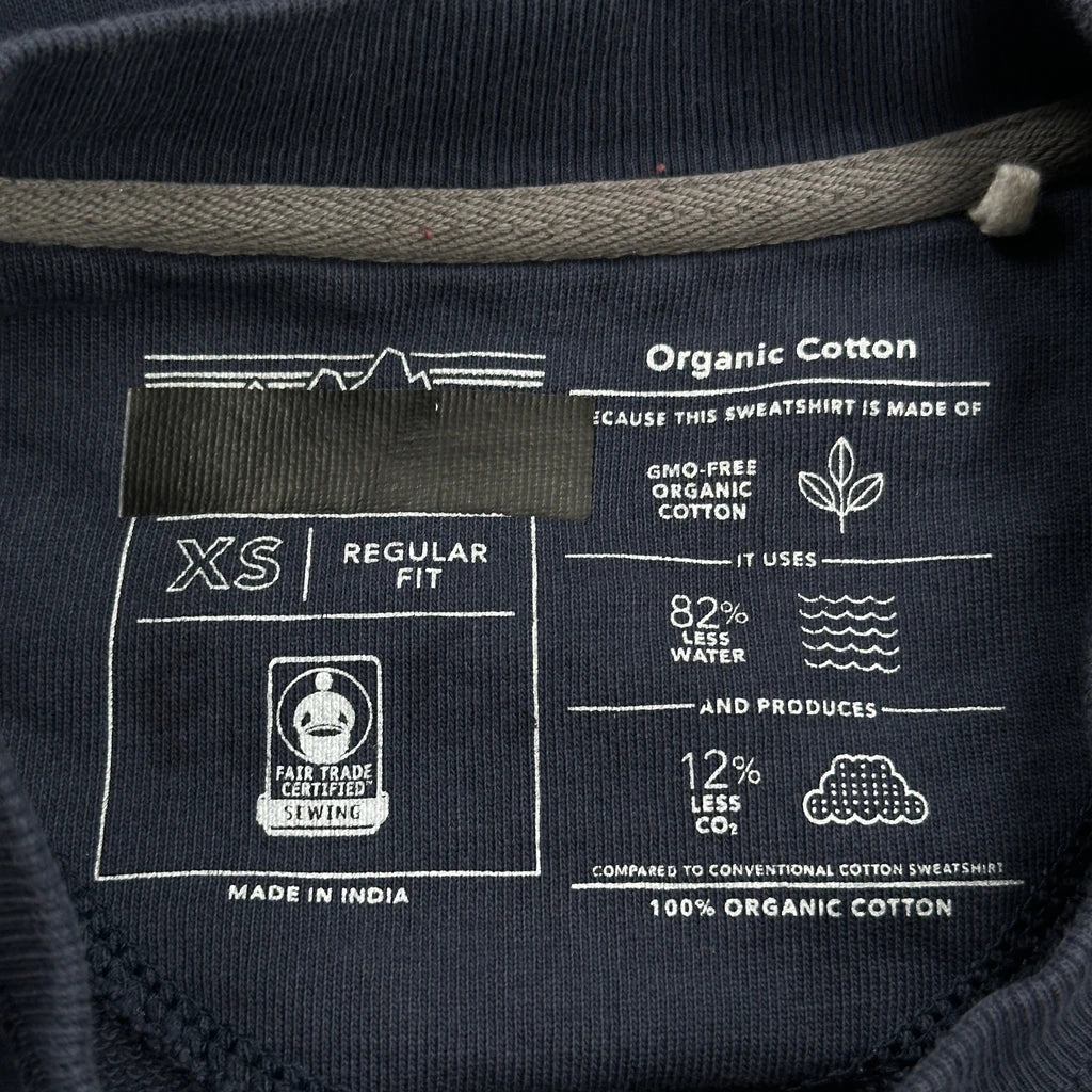 Patagonia Sweatshirt - XS Navy Cotton - Image 3