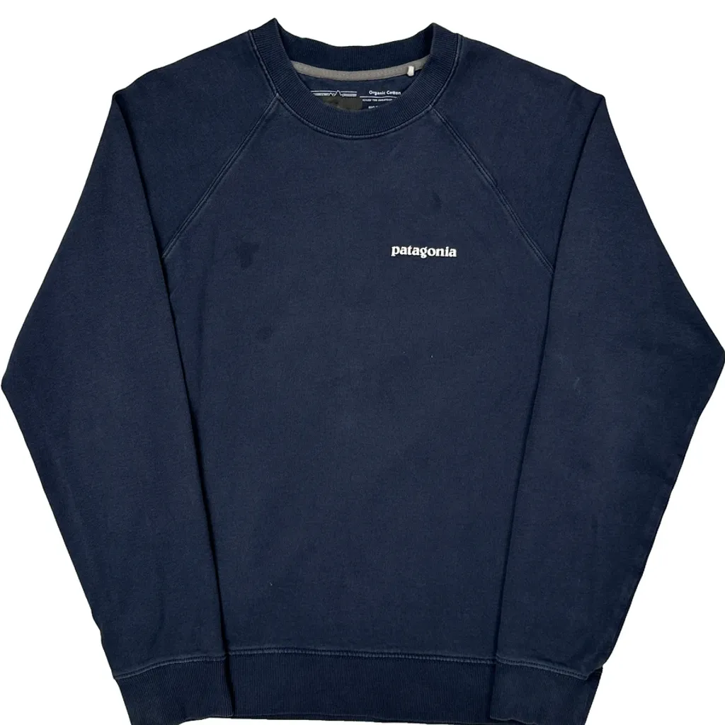Patagonia Sweatshirt - XS Navy Cotton - Image 5