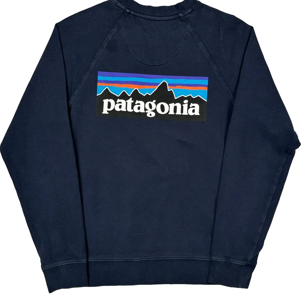 Patagonia Sweatshirt - XS Navy Cotton - Image 7