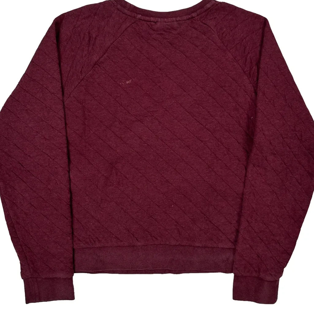 Patagonia Quilted Sweatshirt - XL Burgundy Cotton - Image 6