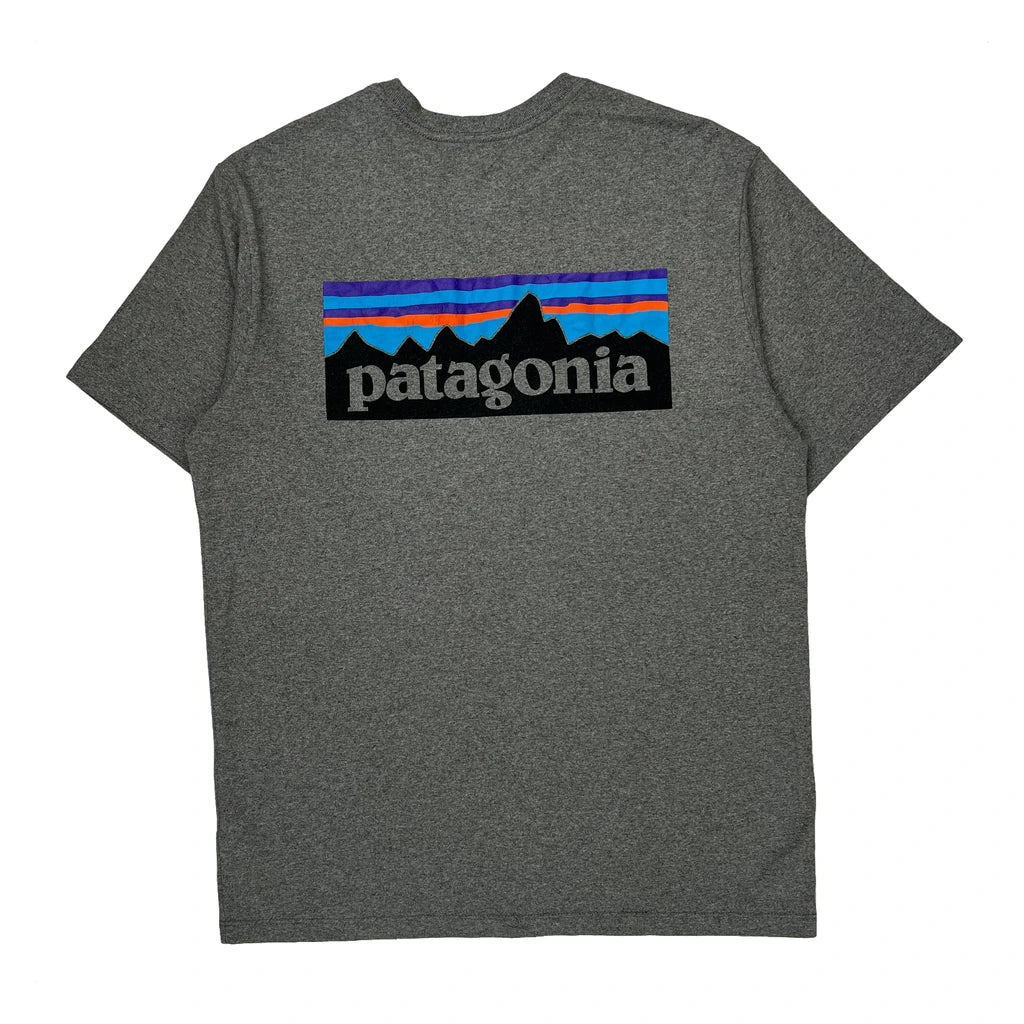 Patagonia T-Shirt - Small Gray Cotton - Image 2