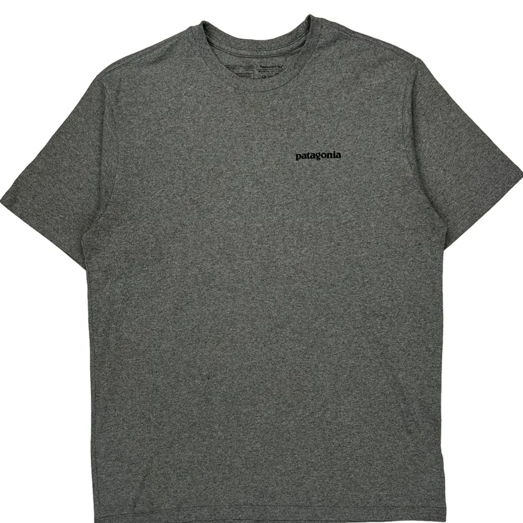 Patagonia T-Shirt - Small Gray Cotton - Image 4