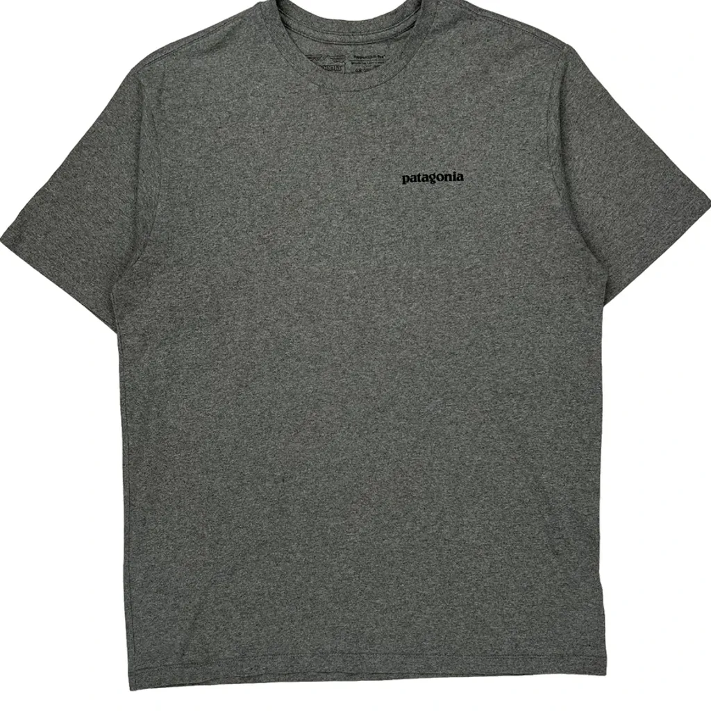 Patagonia T-Shirt - Small Gray Cotton - Image 5