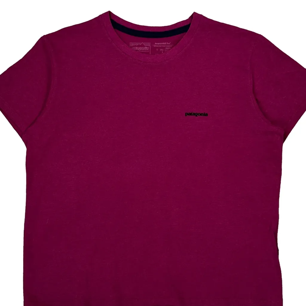 Patagonia Graphic T-Shirt - XL Purple Cotton - Image 5