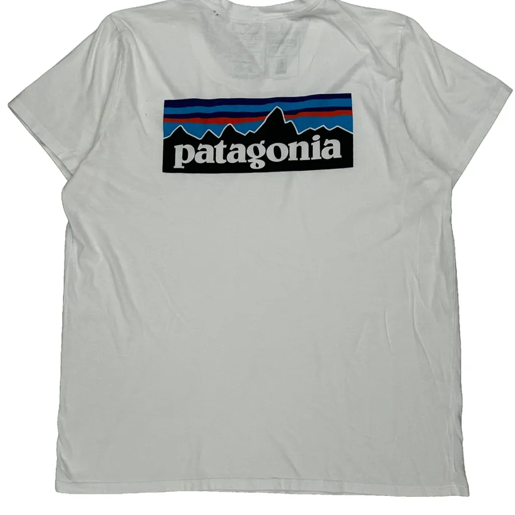 Patagonia T-Shirt - Large White Cotton - Image 6